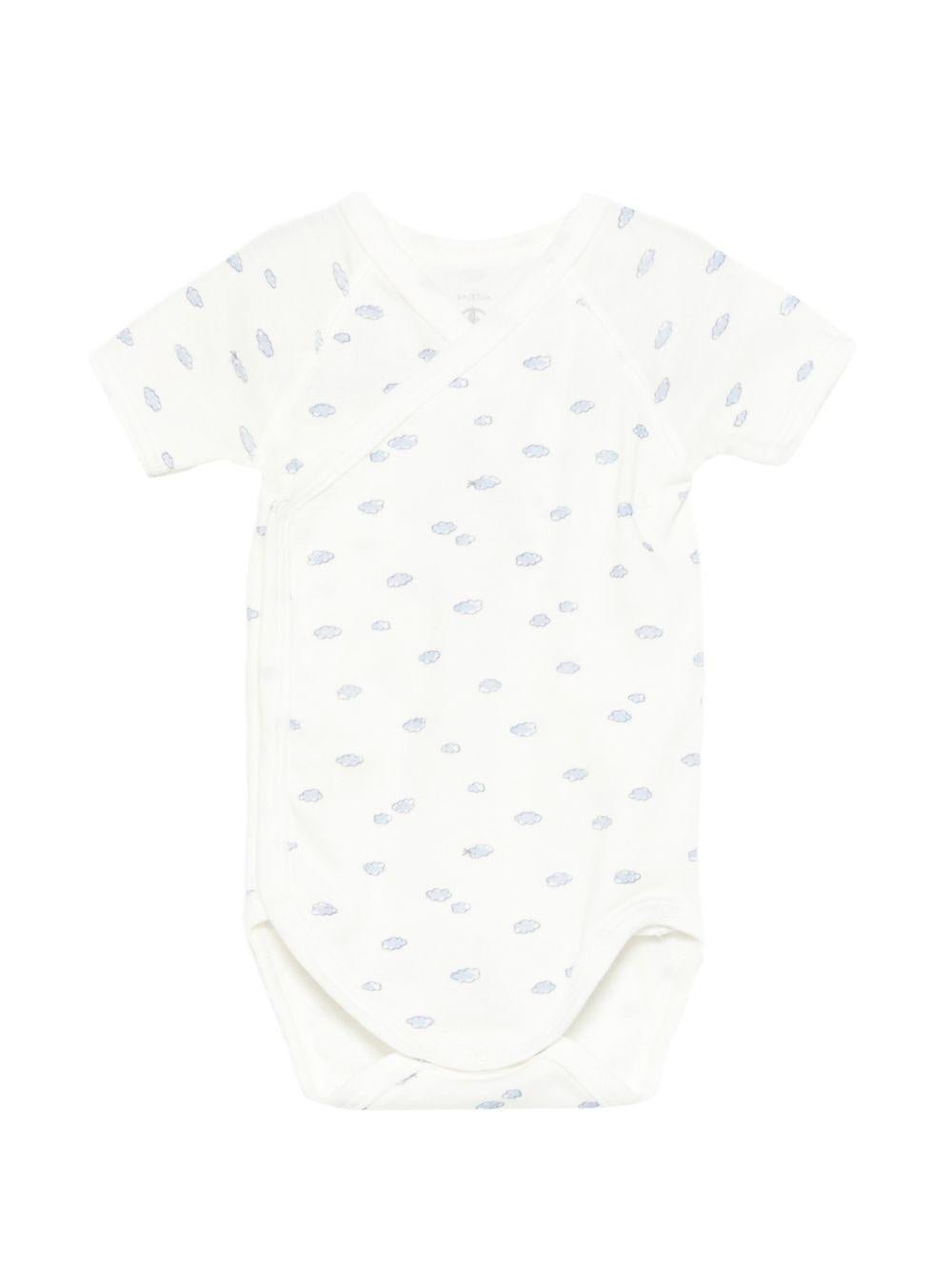 Set di tre tutine per neonato Petit Bateau multicolore con fantasie diverse - Rubino Kids