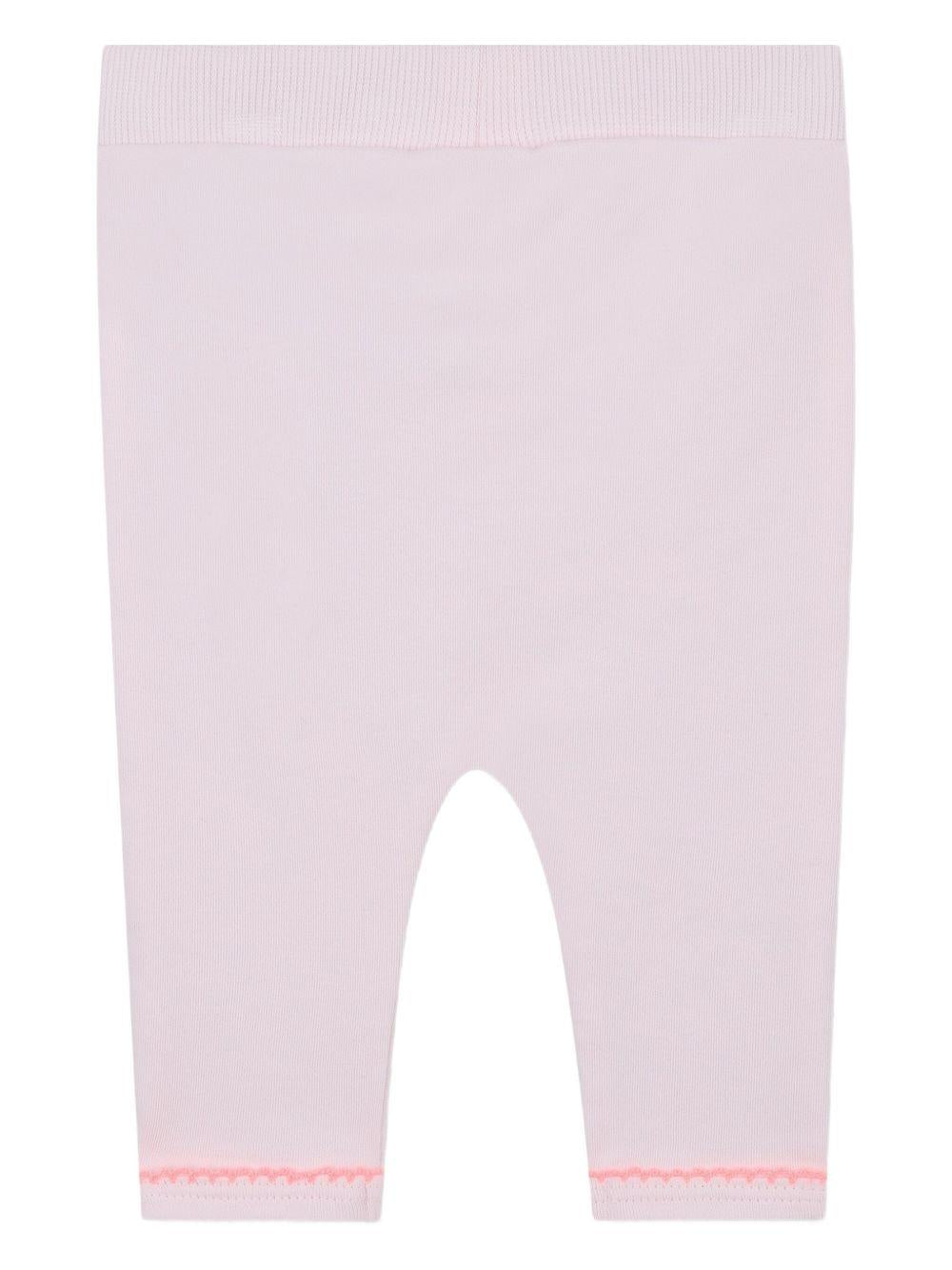 Set felpa e pantaloni per neonata Billieblush rosa con stampa Love - Rubino Kids