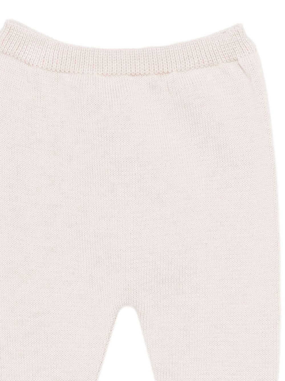 Set maglioncino e pantaloni per neonati Paz Rodriguez beige con dettagli a pois - Rubino Kids