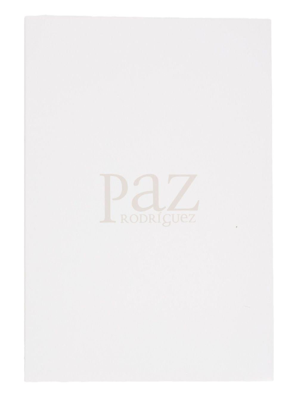 Set maglione e pantaloni per neonata Paz Rodriguez beige con bordo in pizzo - Rubino Kids