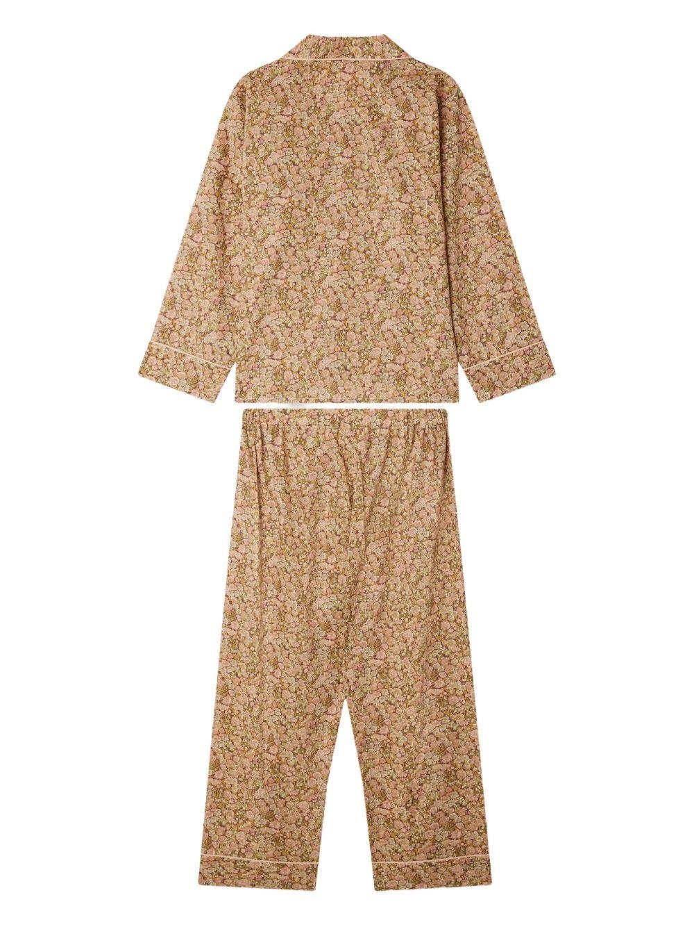 Set pigiama per bambina Bonpoint multicolore a fiori - Rubino Kids