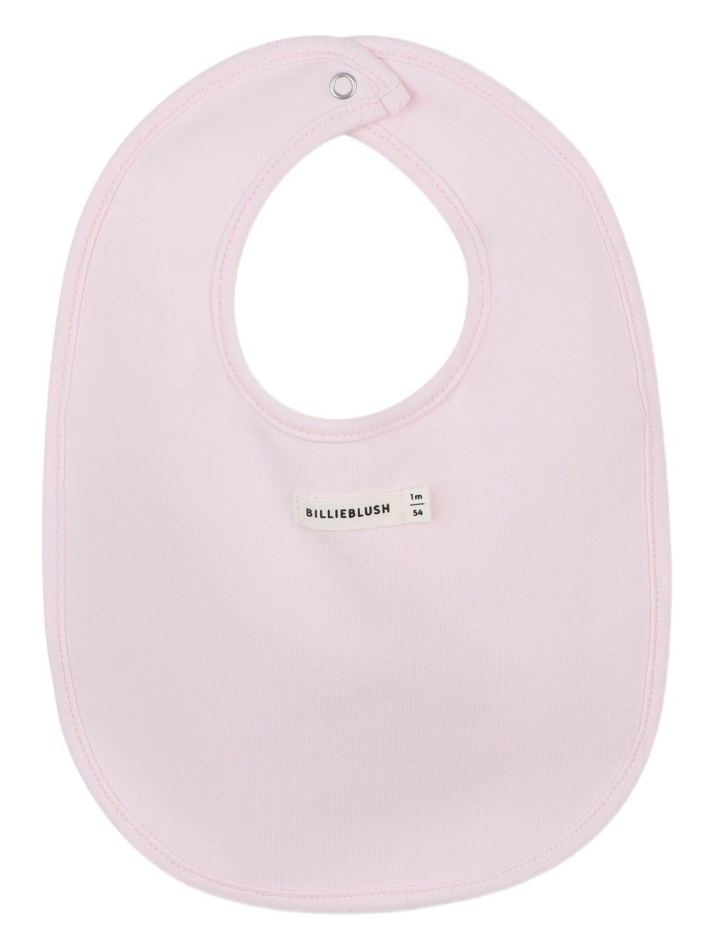 Set tutina e bavaglino per neonata Billieblush rosa con stampa love - Rubino Kids
