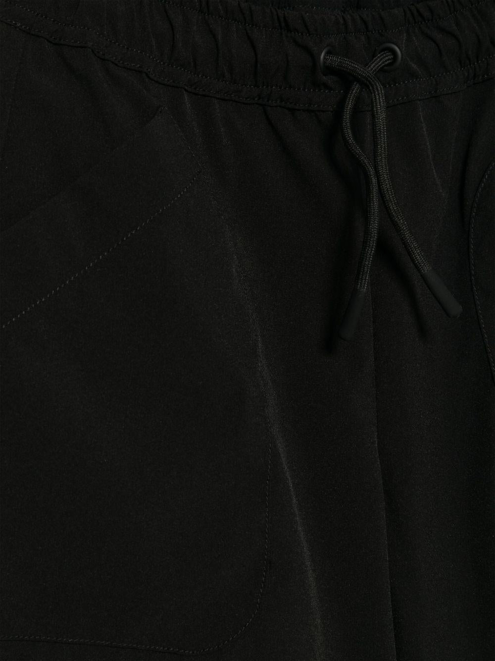 Shorts con coulisse per bambino Aspesi Kids nero con mini targhetta - Rubino Kids