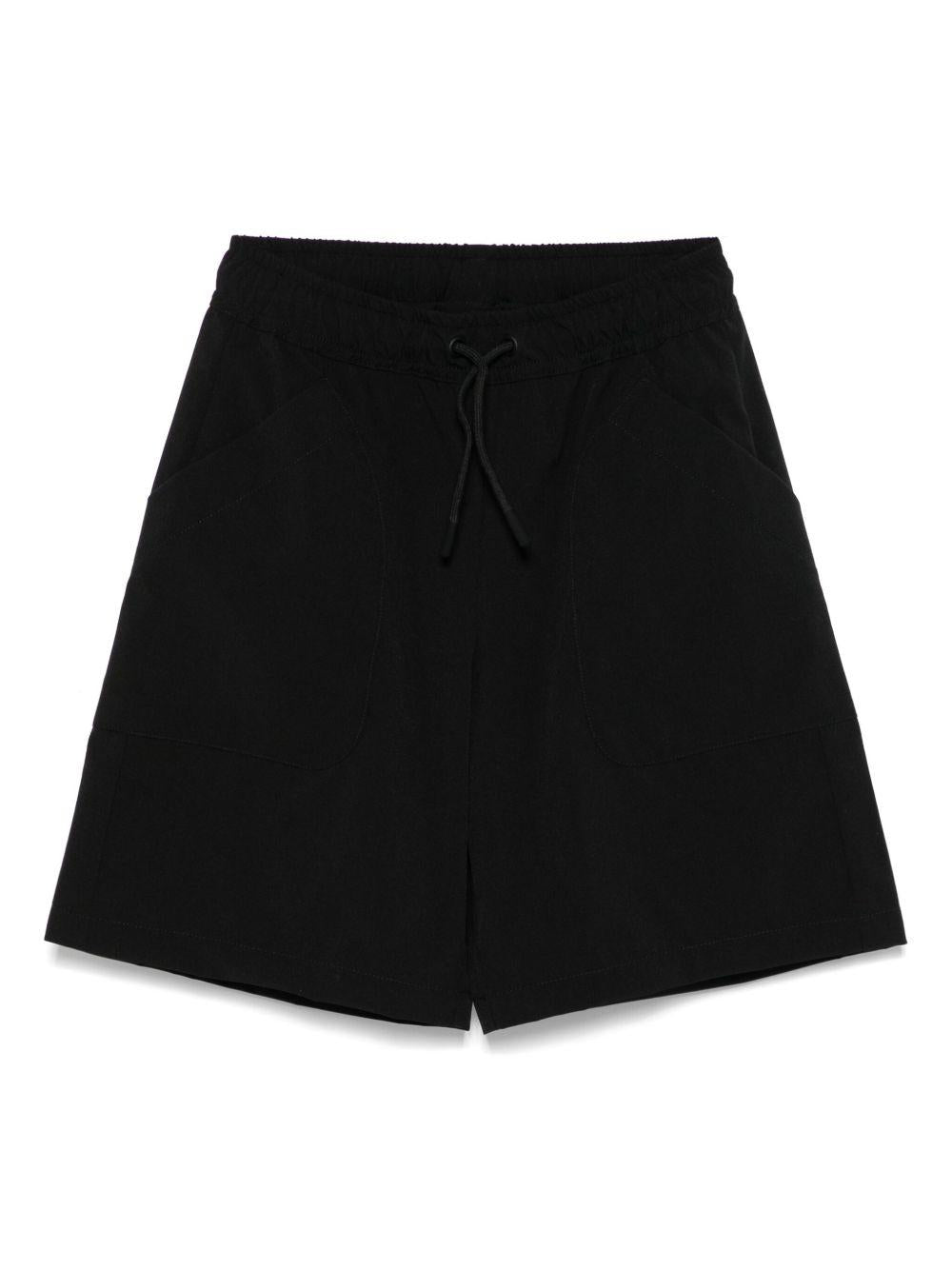 Shorts con coulisse per bambino Aspesi Kids nero con mini targhetta - Rubino Kids