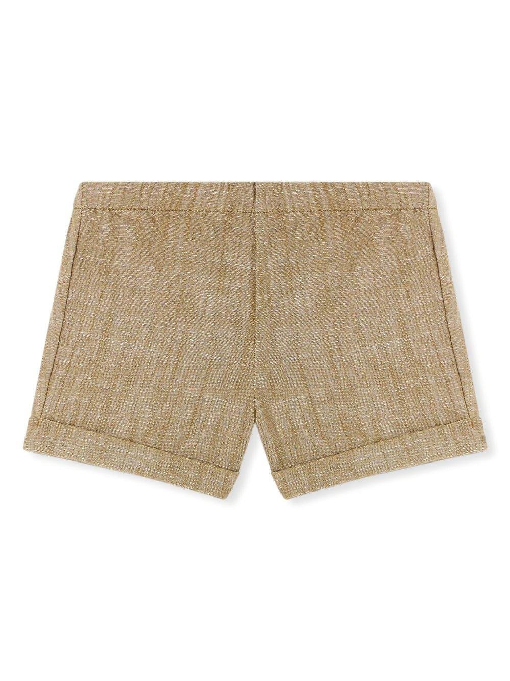Shorts Ecady per neonata Bonpoint beige con tasca posteriore - Rubino Kids