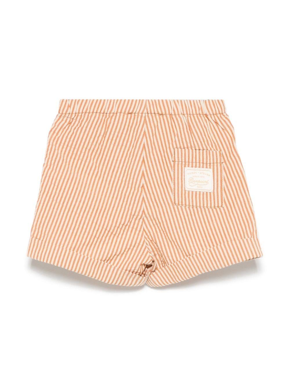 Shorts Ecady per neonato Bonpoint arancione con tasca sagomata - Rubino Kids