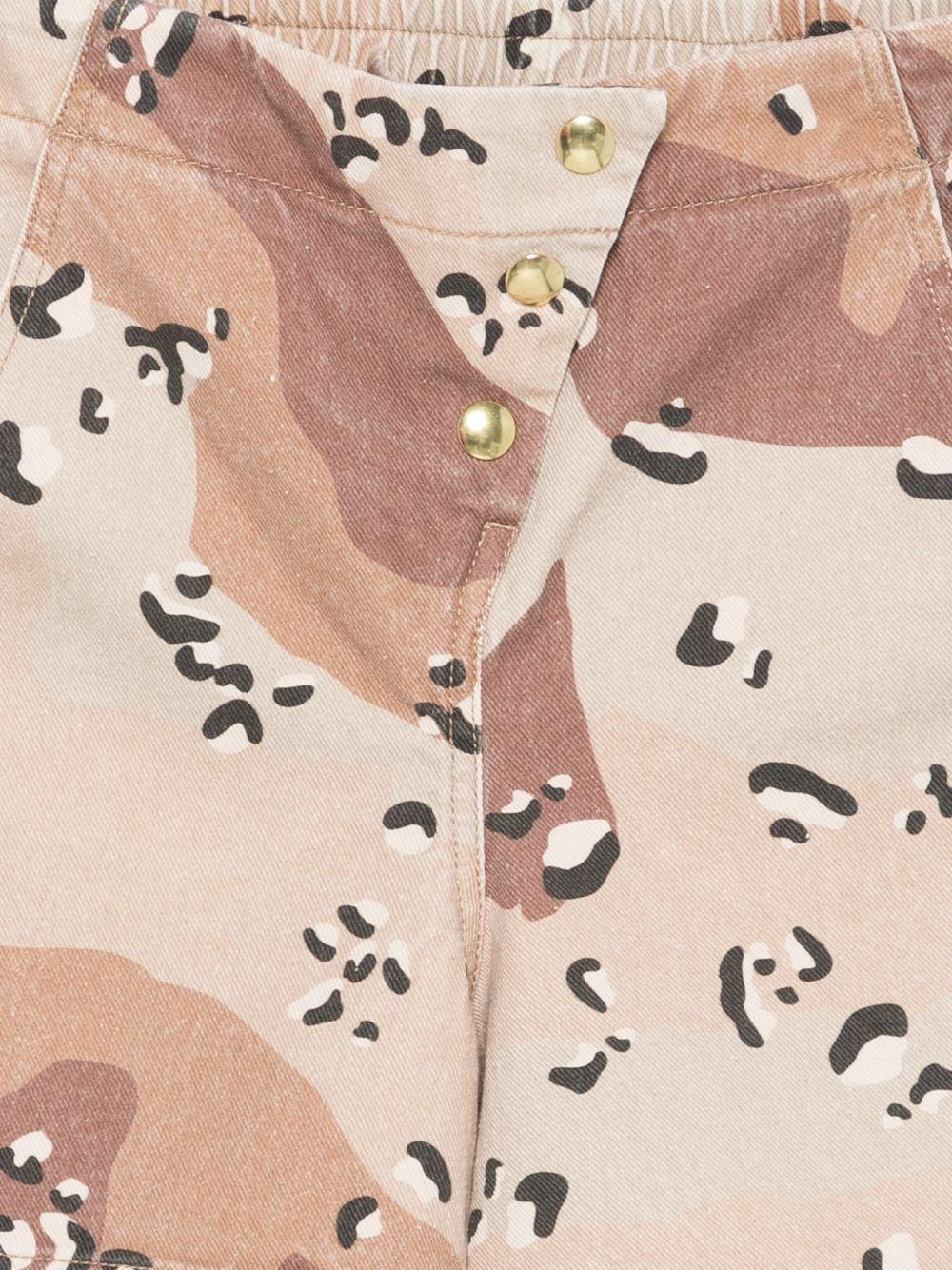 Shorts per bambina Douuod Kids multicolor con motivo camouflage - Rubino Kids