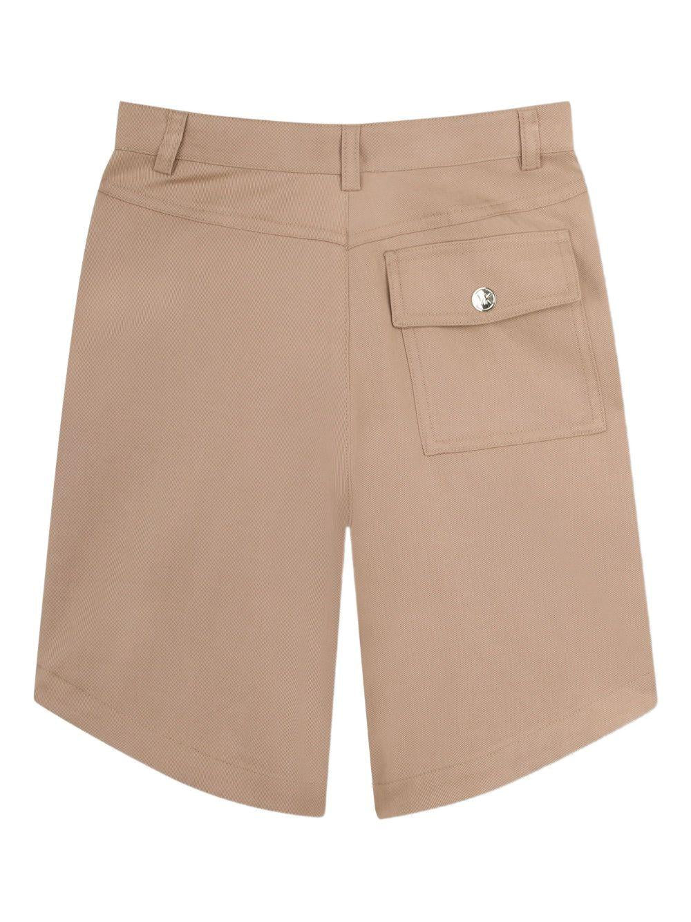 Shorts per bambina Michael Kors Kids marrone con tasche - Rubino Kids