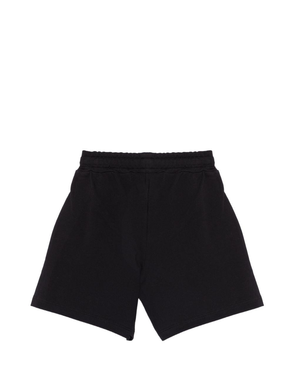 Shorts per bambina Moschino Kids neri con dettagli in strass - Rubino Kids