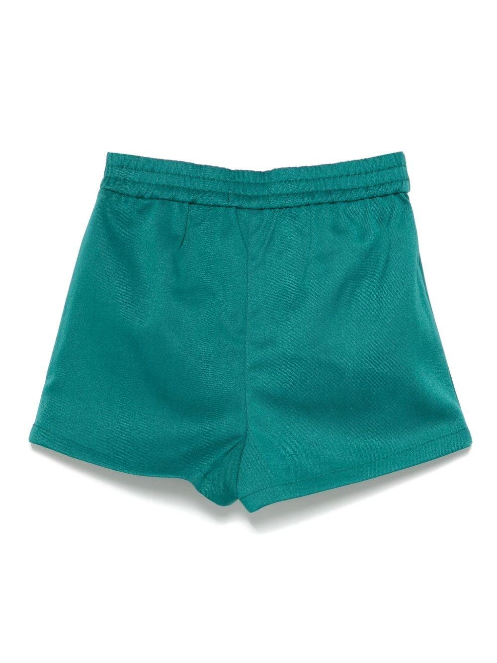 Shorts per bambina Scotch & Soda Kids verde effetto gonna plissettata - Rubino Kids
