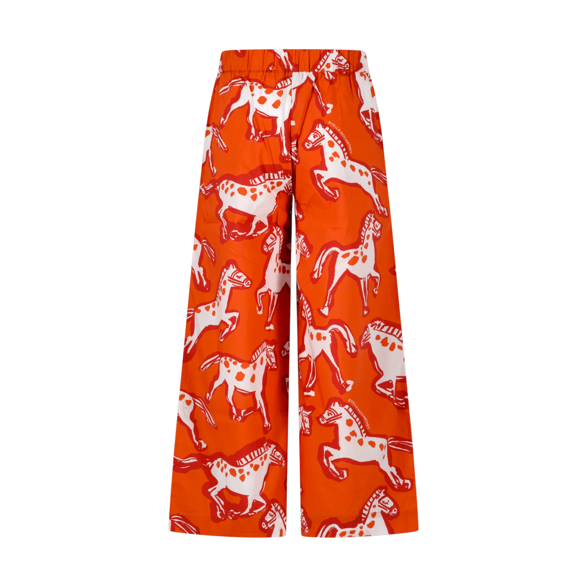 Shorts per bambina Stella McCartney Kids bianca con stampa floreale sul retro - Rubino Kids