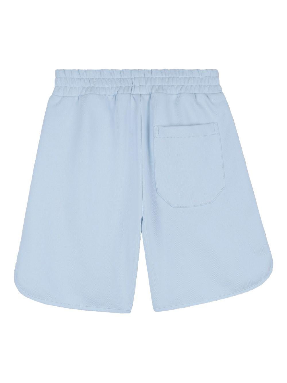 Shorts per bambino Givenchy Kids azzurro con tasca posteriore applicata - Rubino Kids