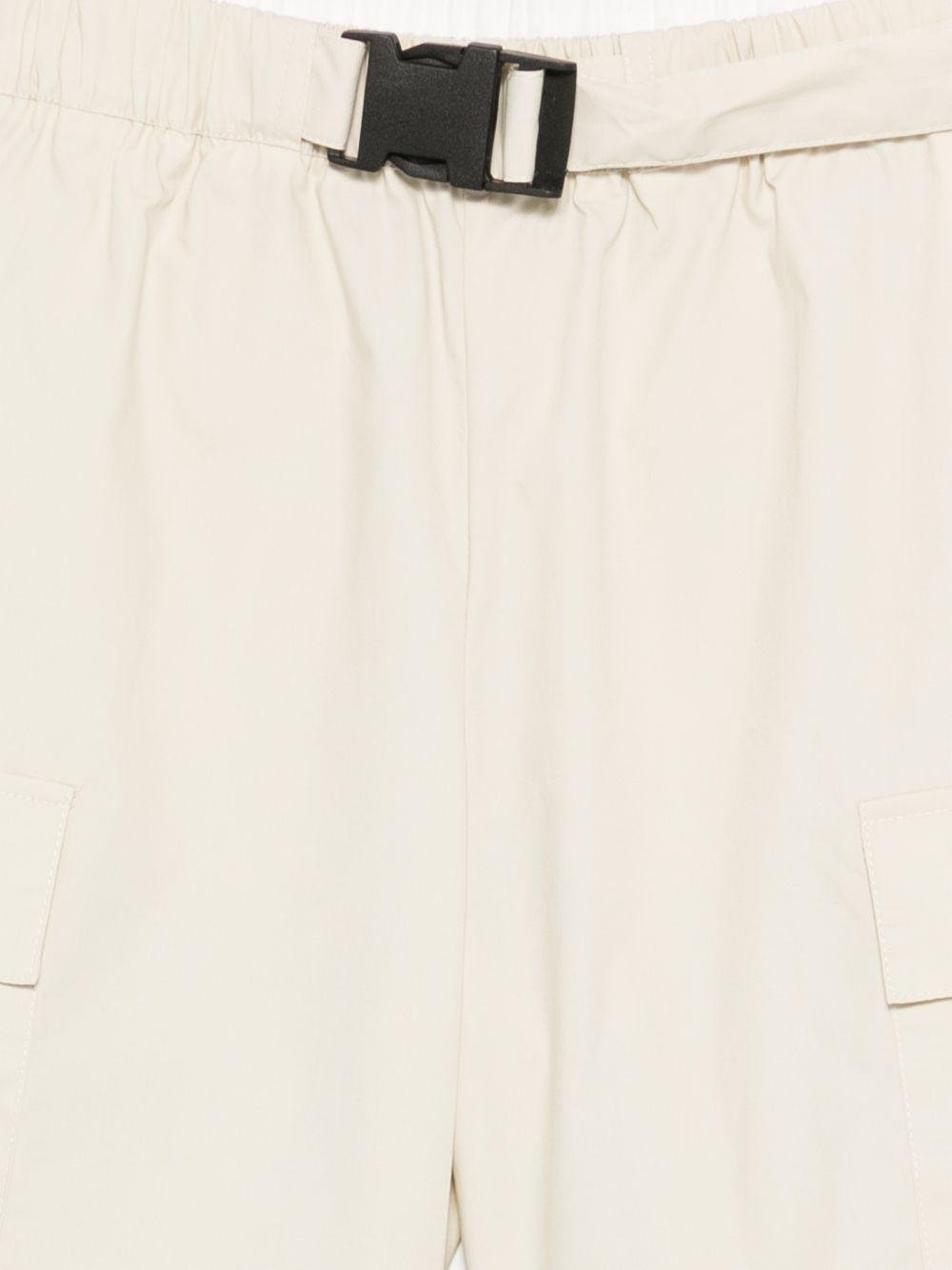 Shorts per bambino Just Cavalli Kids beige con tasche cargo e cintura - Rubino Kids