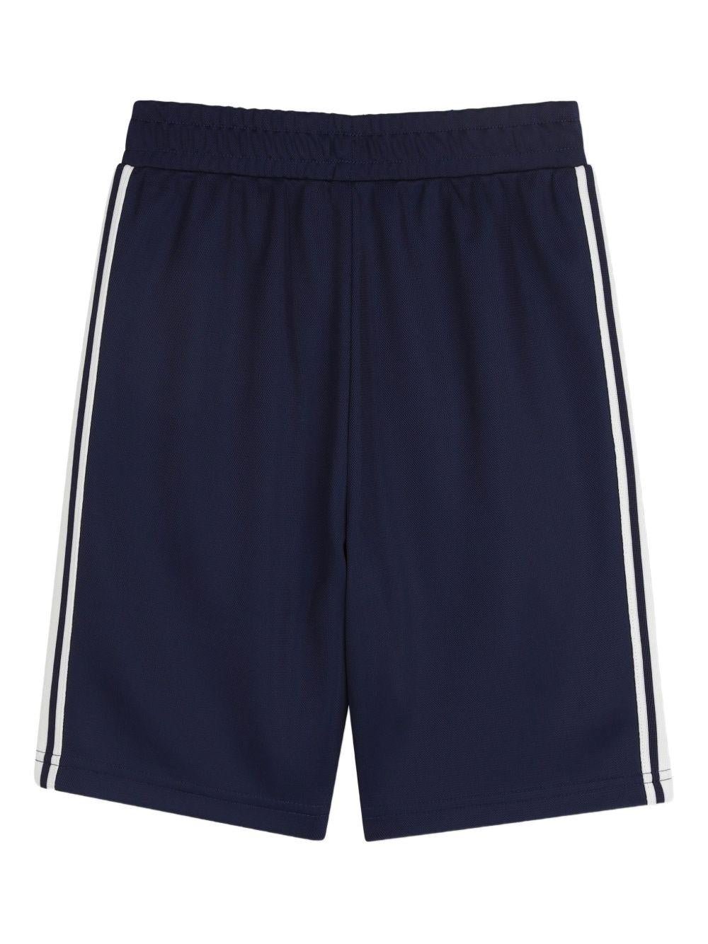 Shorts per bambino Kenzo Kids blu con logo sul davanti - Rubino Kids