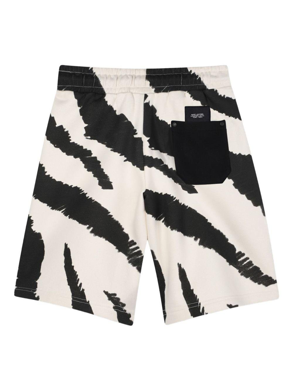 Shorts per bambino The Marc Jacobs Kids bianco con stampa - Rubino Kids