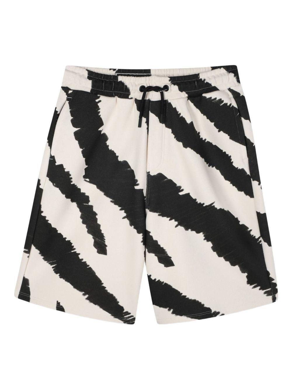 Shorts per bambino The Marc Jacobs Kids bianco con stampa - Rubino Kids