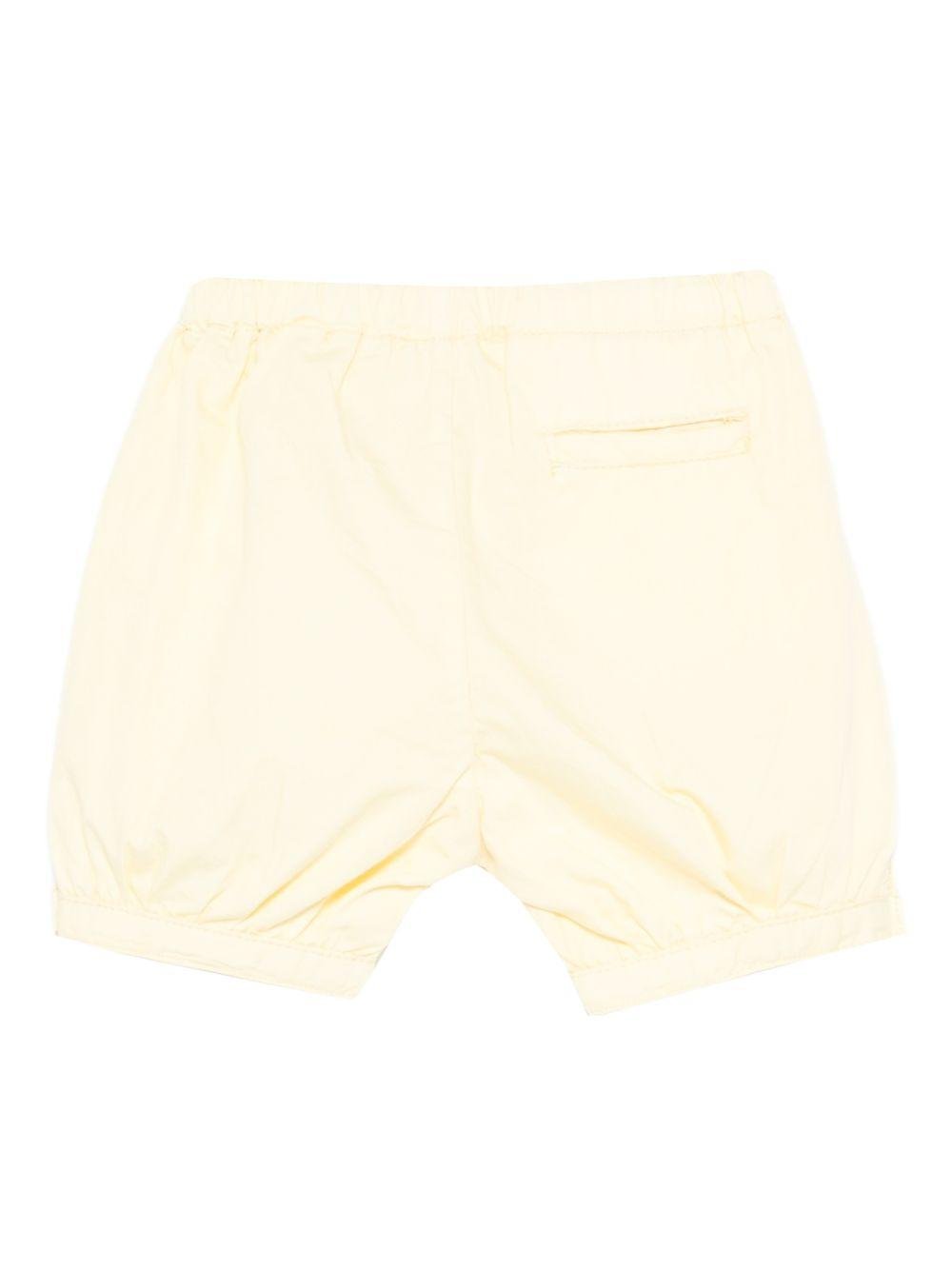 Shorts per neonata Bonpoint giallo con elastico in vita - Rubino Kids