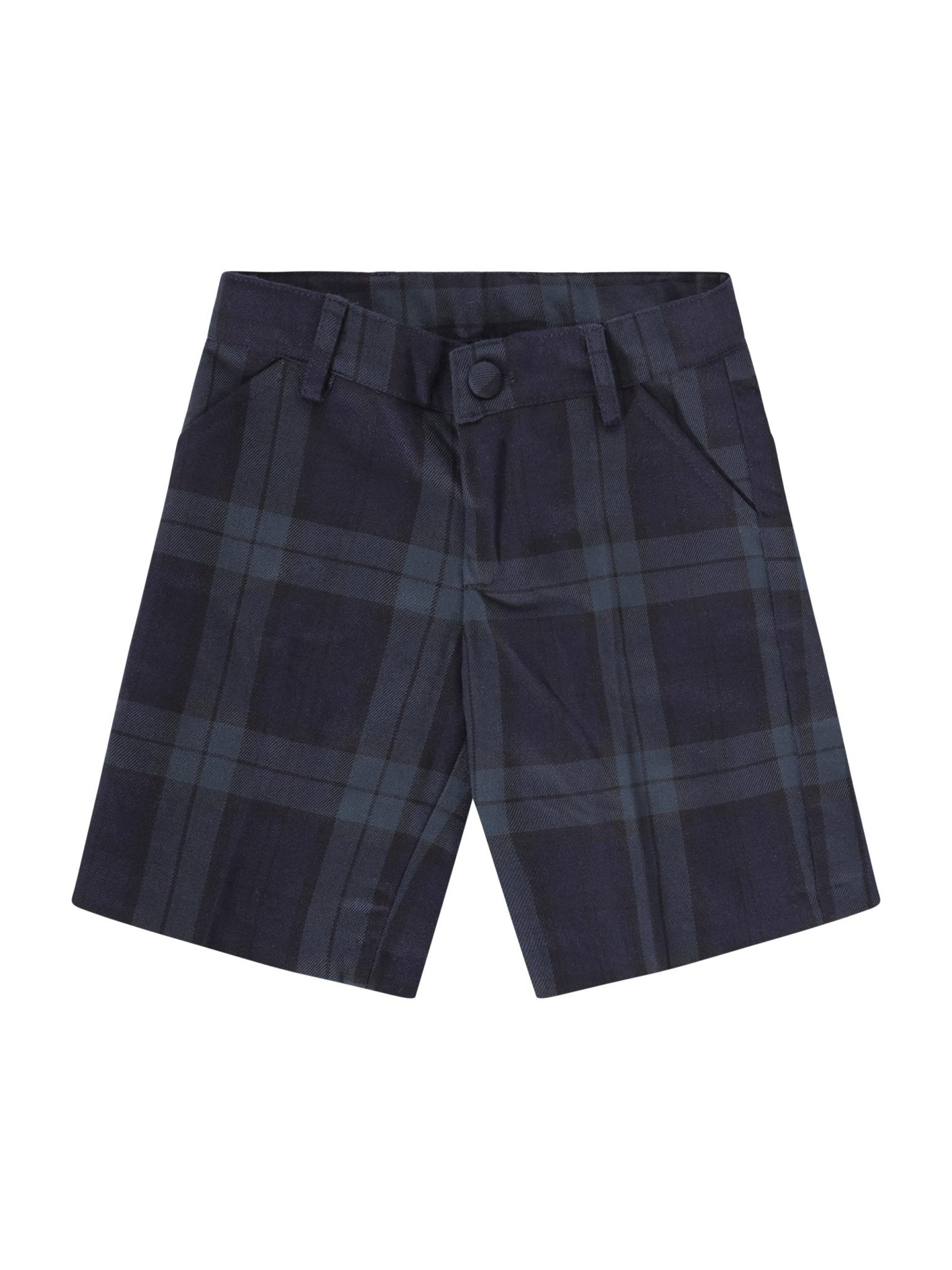 Shorts per neonato Baroni blu con motivo scozzese - Rubino Kids