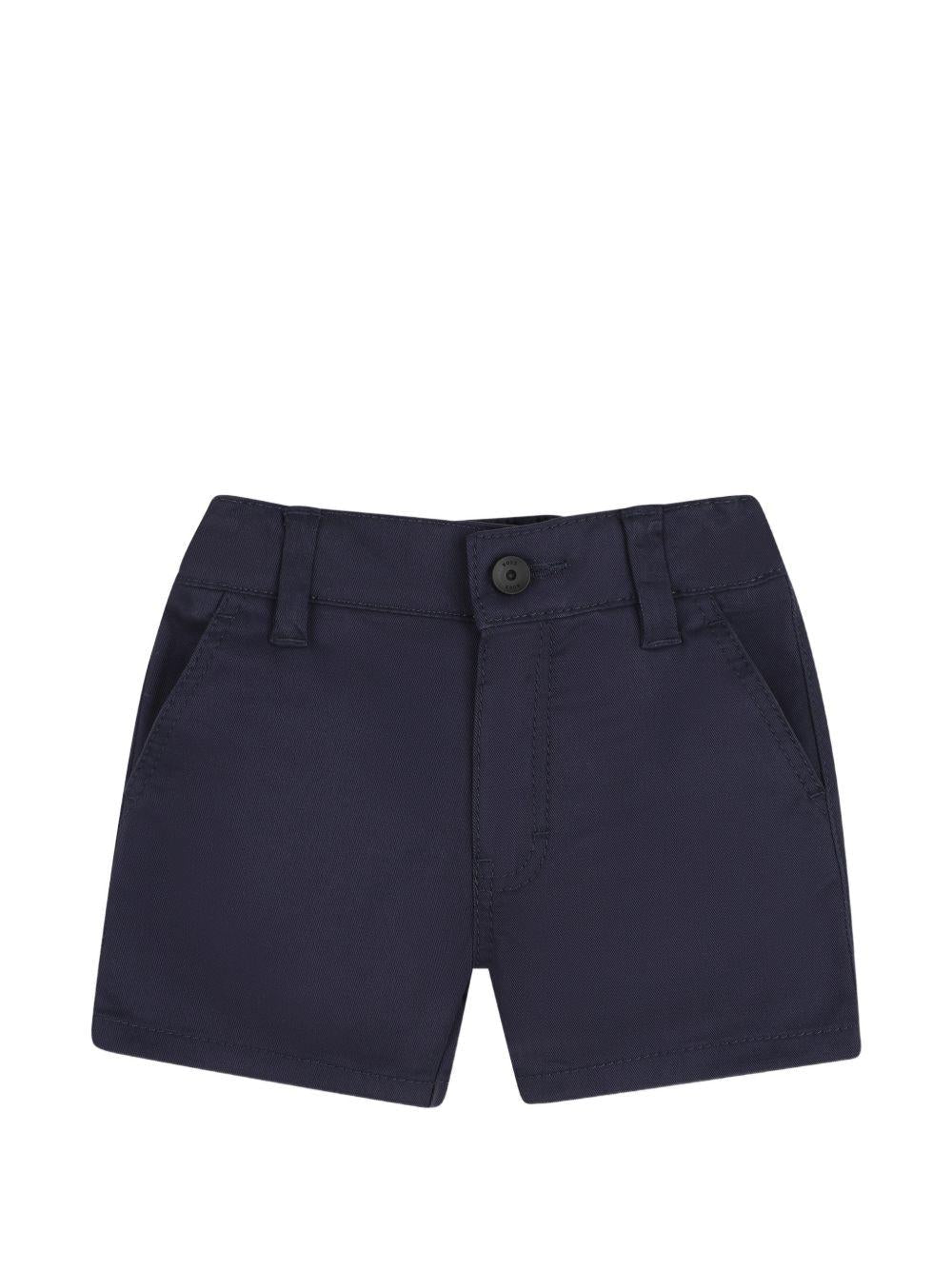 Shorts per neonato Boss Kids blu con bottoni - Rubino Kids