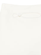 Shorts per neonato Jesurum Baby bianchi con chiusura laterale con bottone - Rubino Kids