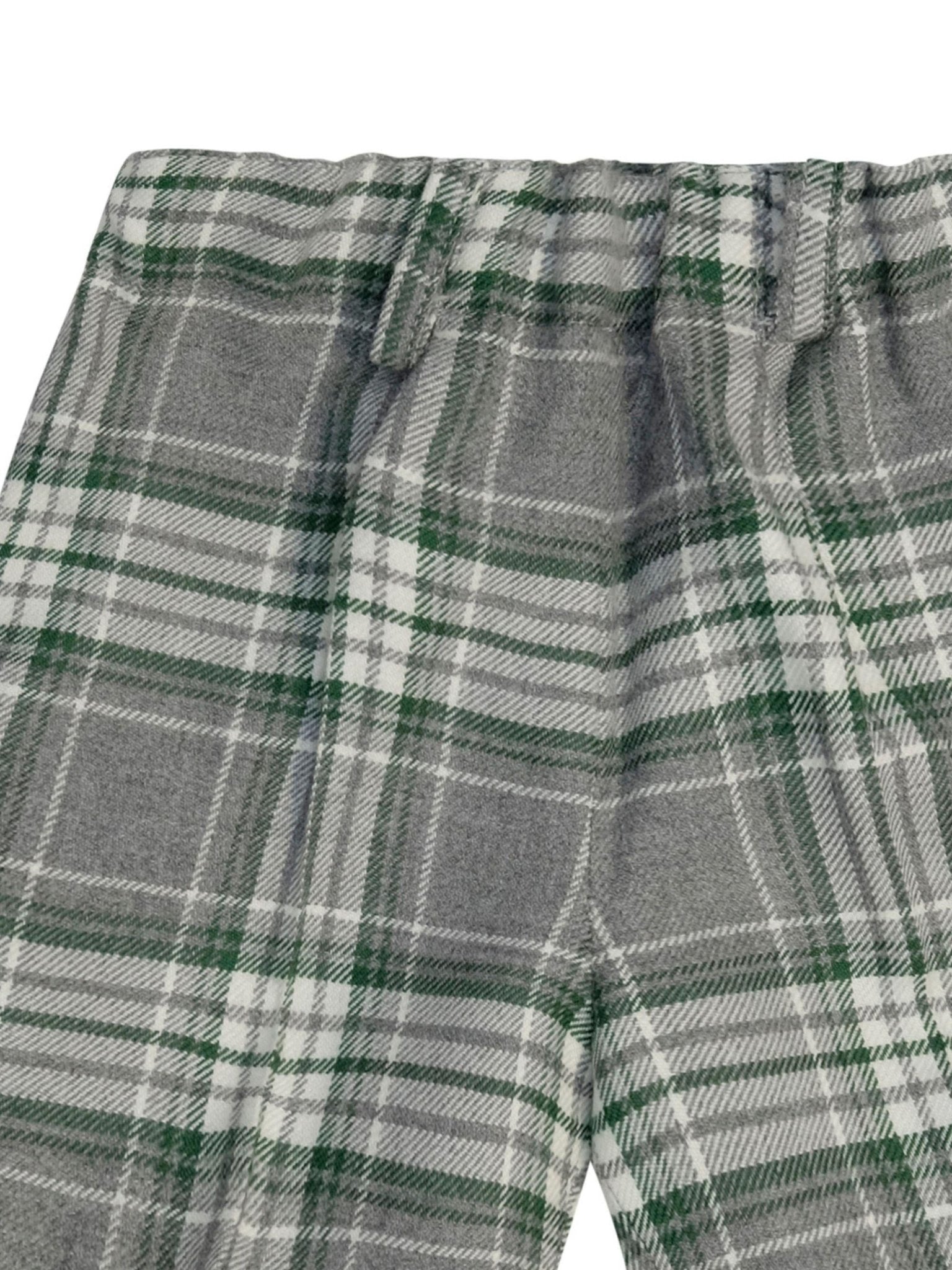 Shorts per neonato Paio Crippa multicolor con motivo a quadri - Rubino Kids