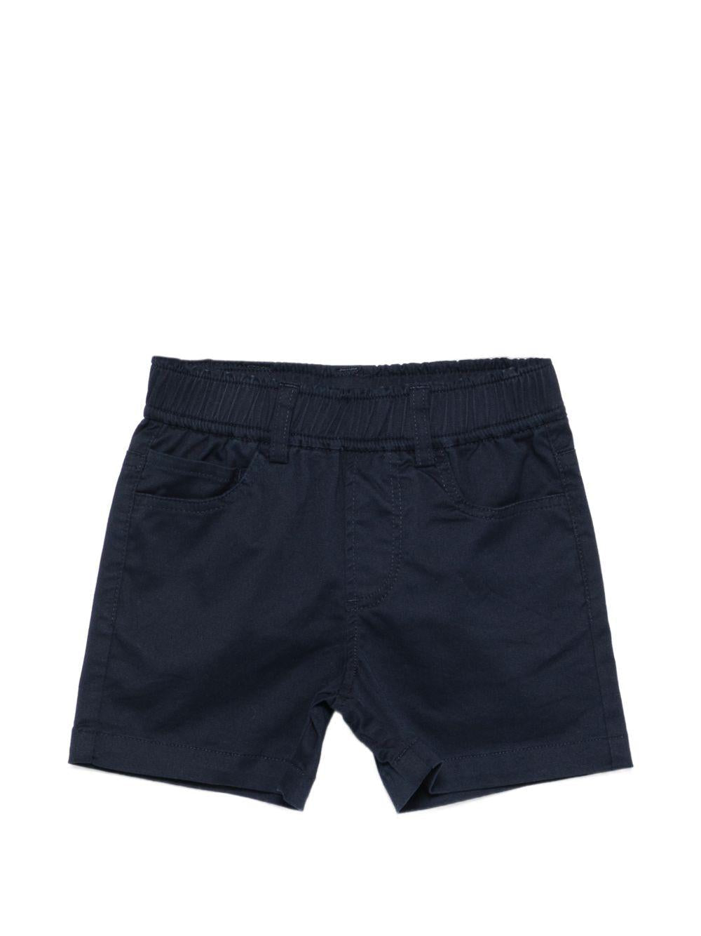 Shorts per neonato Trussardi Junior blu con vita elasticizzata - Rubino Kids