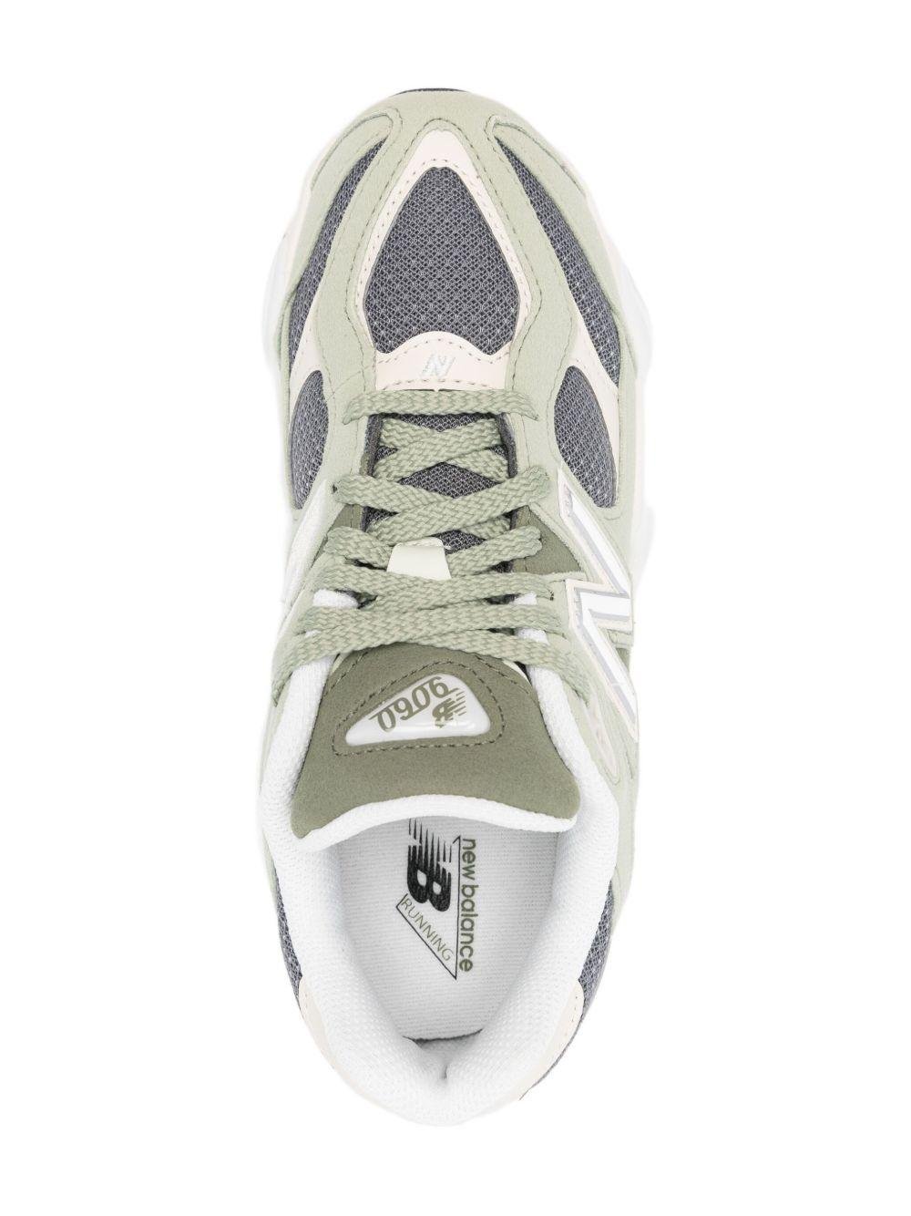 Sneakers 9060 per bambino New Balance Kids verde con dettaglio logo - Rubino Kids