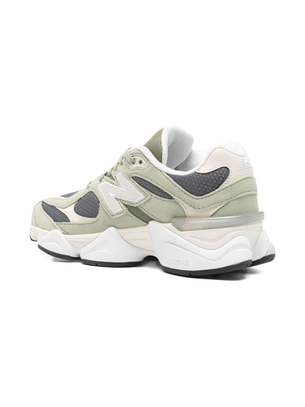 Sneakers 9060 per bambino New Balance Kids verde con dettaglio logo - Rubino Kids