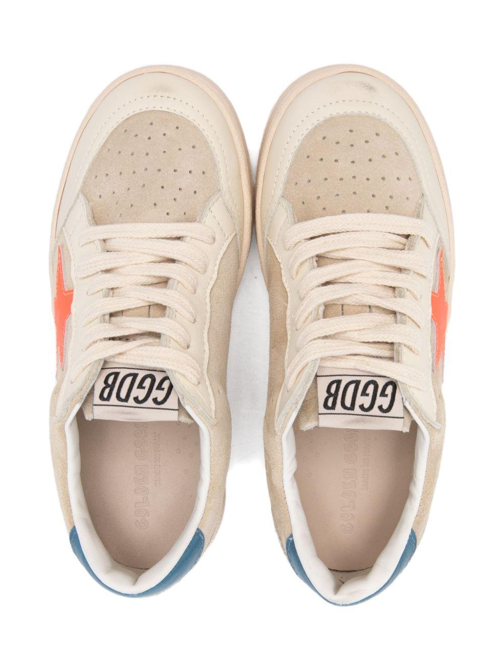 Sneakers Ball Star New per bambini Golden Goose Kids beige con dettaglio stella - Rubino Kids