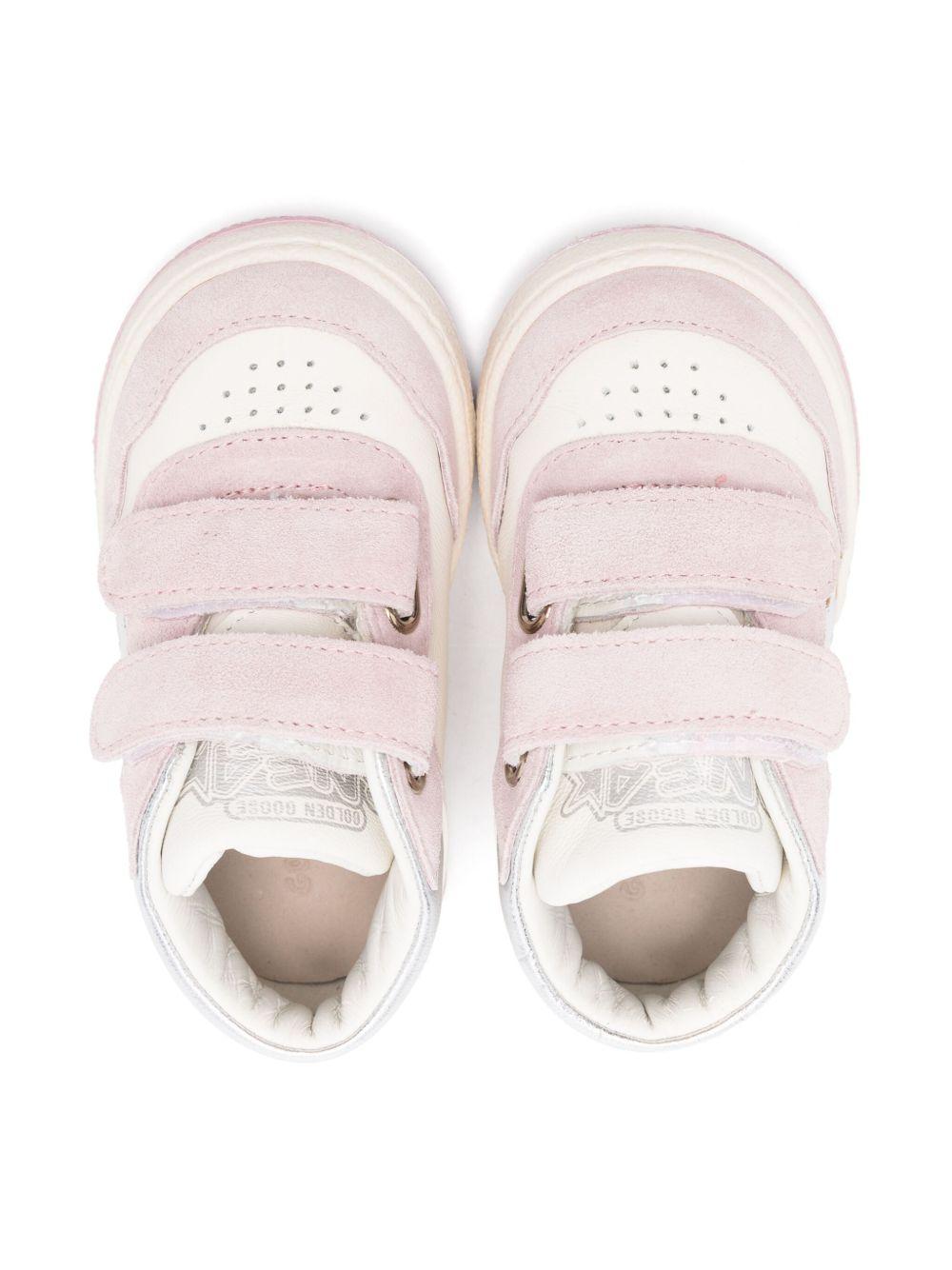 Sneakers June per bambina Golden Goose Kids bianco con punta traforata - Rubino Kids
