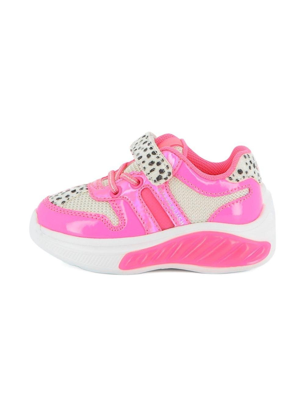 Sneakers per bambina Billieblush animalier con stampa leopardata - Rubino Kids