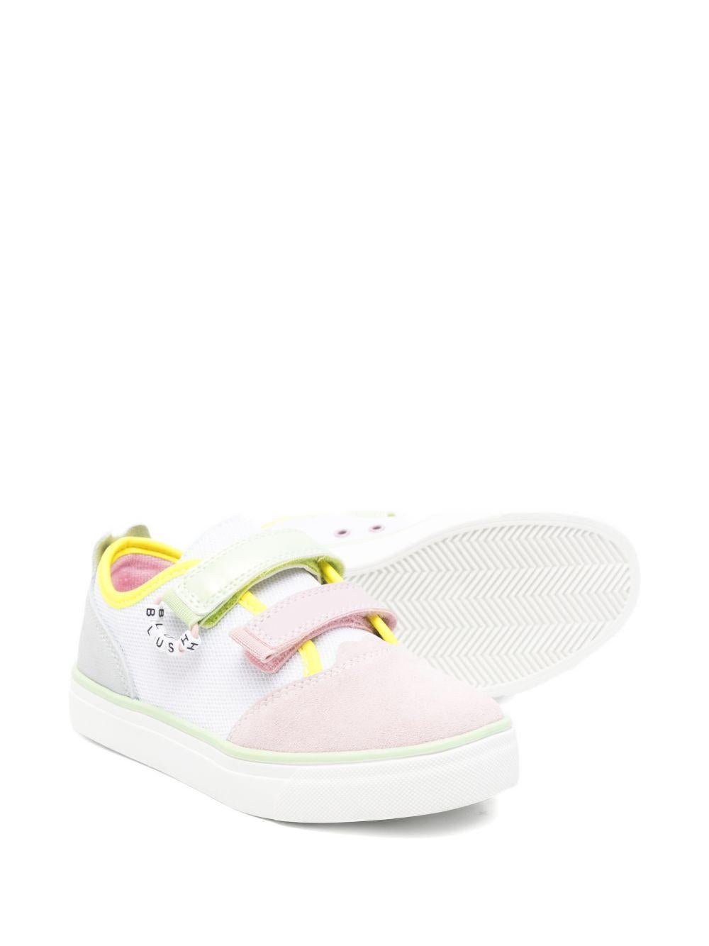 Sneakers per bambina Billieblush rosa con design color - block - Rubino Kids