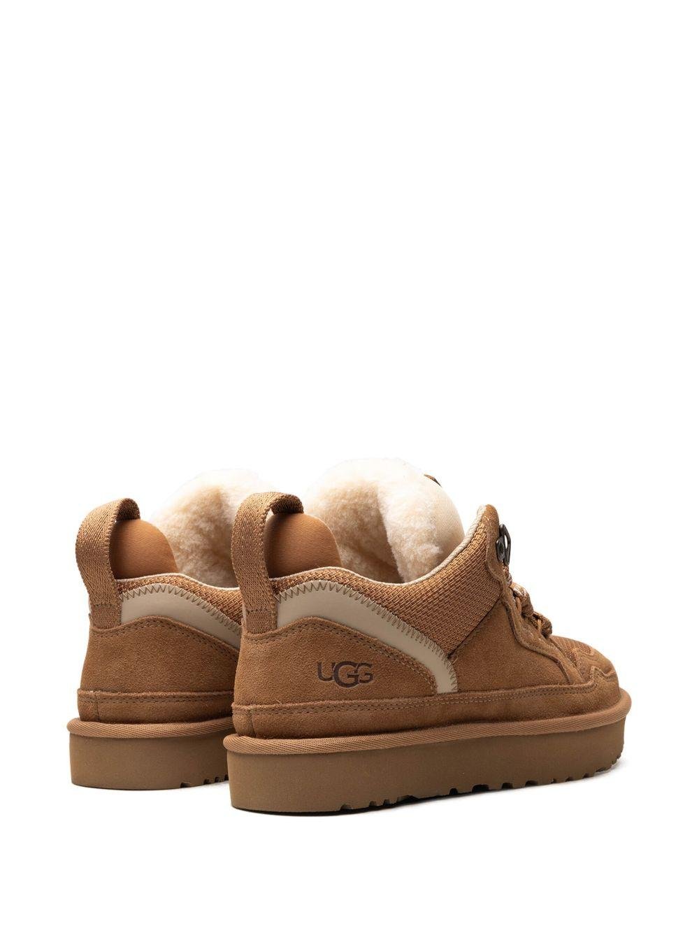 Sneakers per bambini UGG Kids Lowmel Chestnut marrone con lana - Rubino Kids