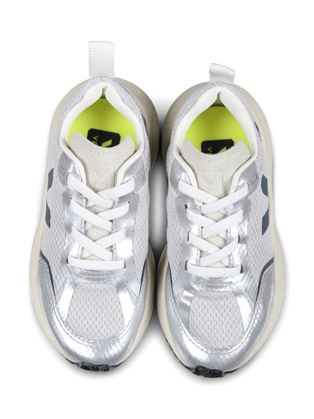 Sneakers per bambini VEJA Kids Canary grigie con design slip on - Rubino Kids