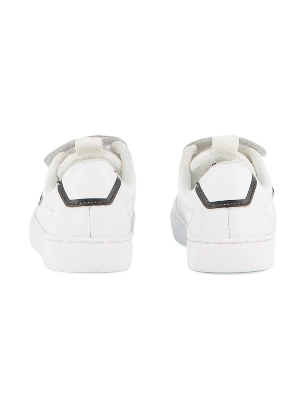 Sneakers per bambino BOSS Kids bianche con applicazione con logo - Rubino Kids