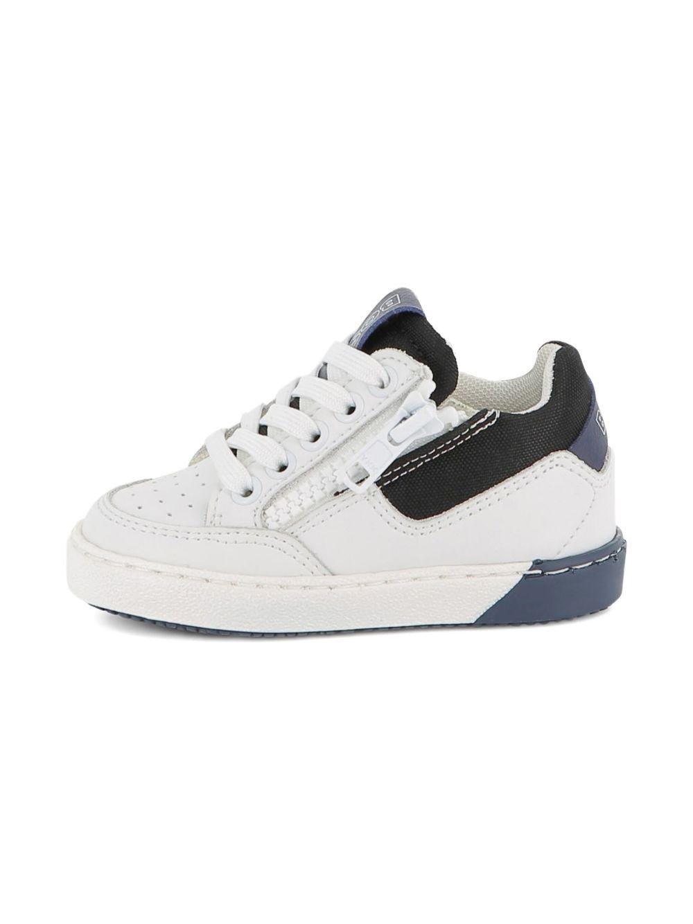 Sneakers per bambino BOSS Kids bianche con design a inserti - Rubino Kids