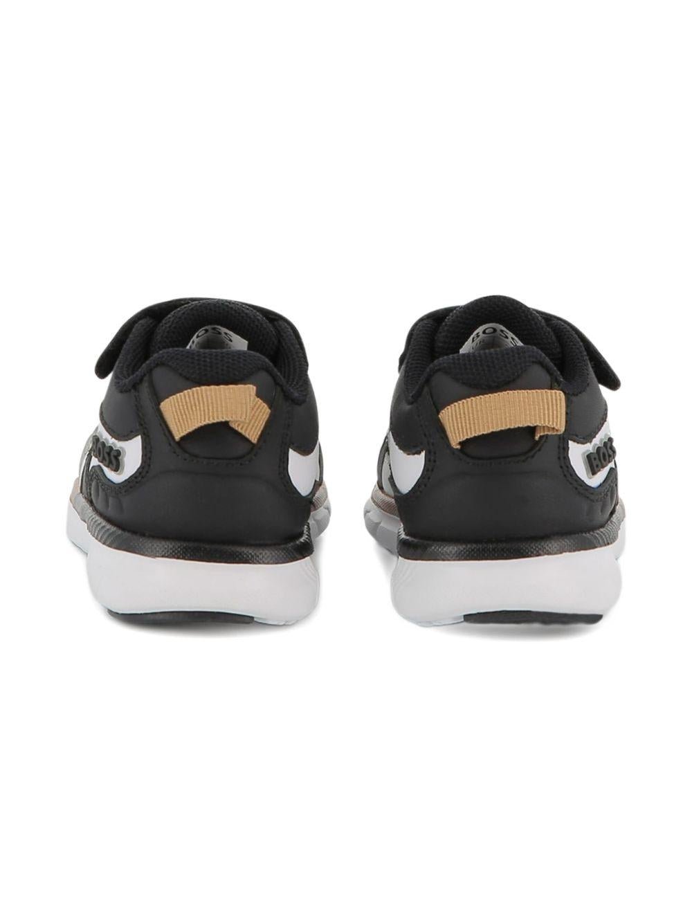 Sneakers per bambino Boss Kids multicolore con inserti in rete - Rubino Kids