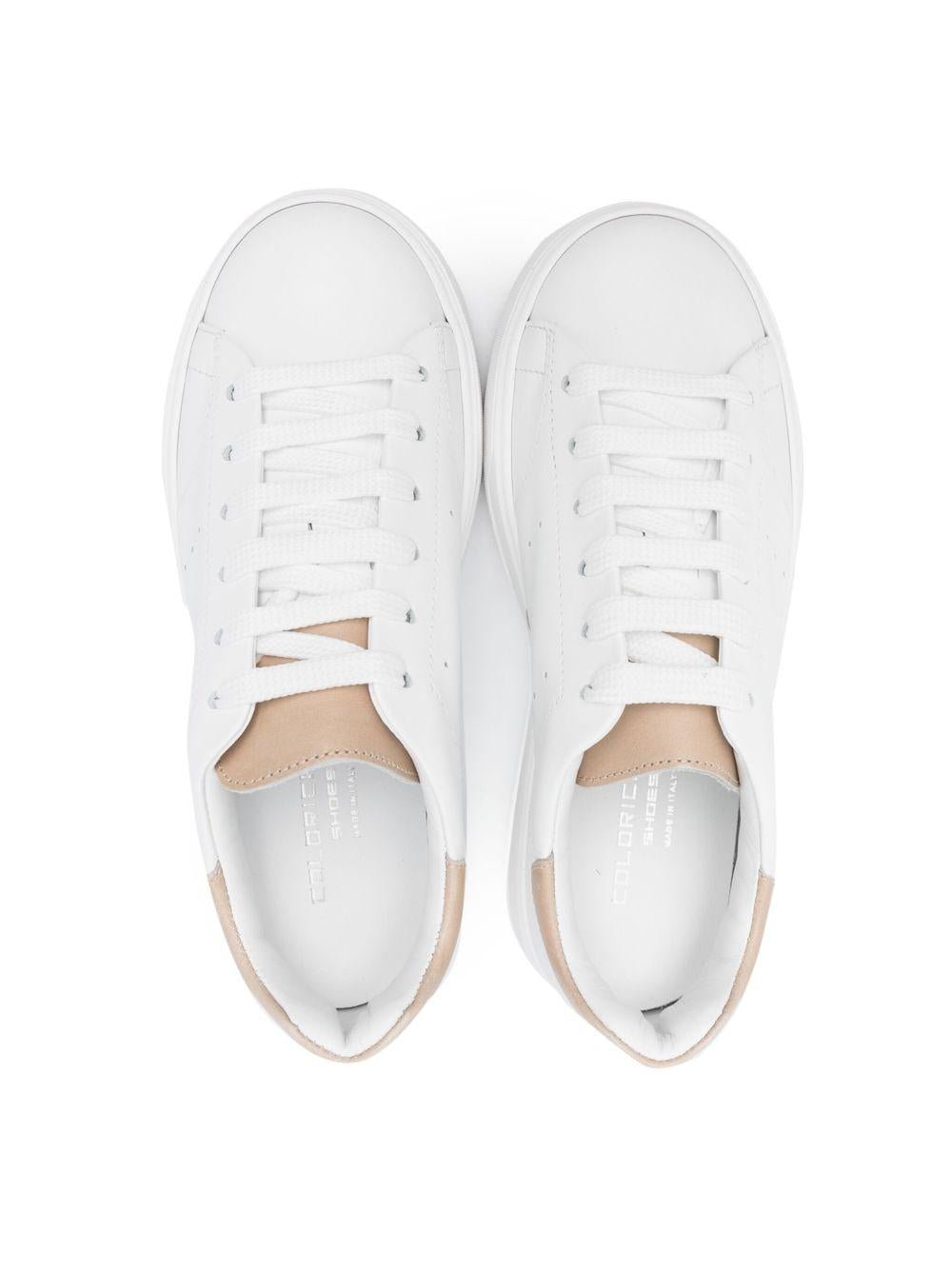 Sneakers per bambino Colorichiari bianca con dettaglio traforato - Rubino Kids