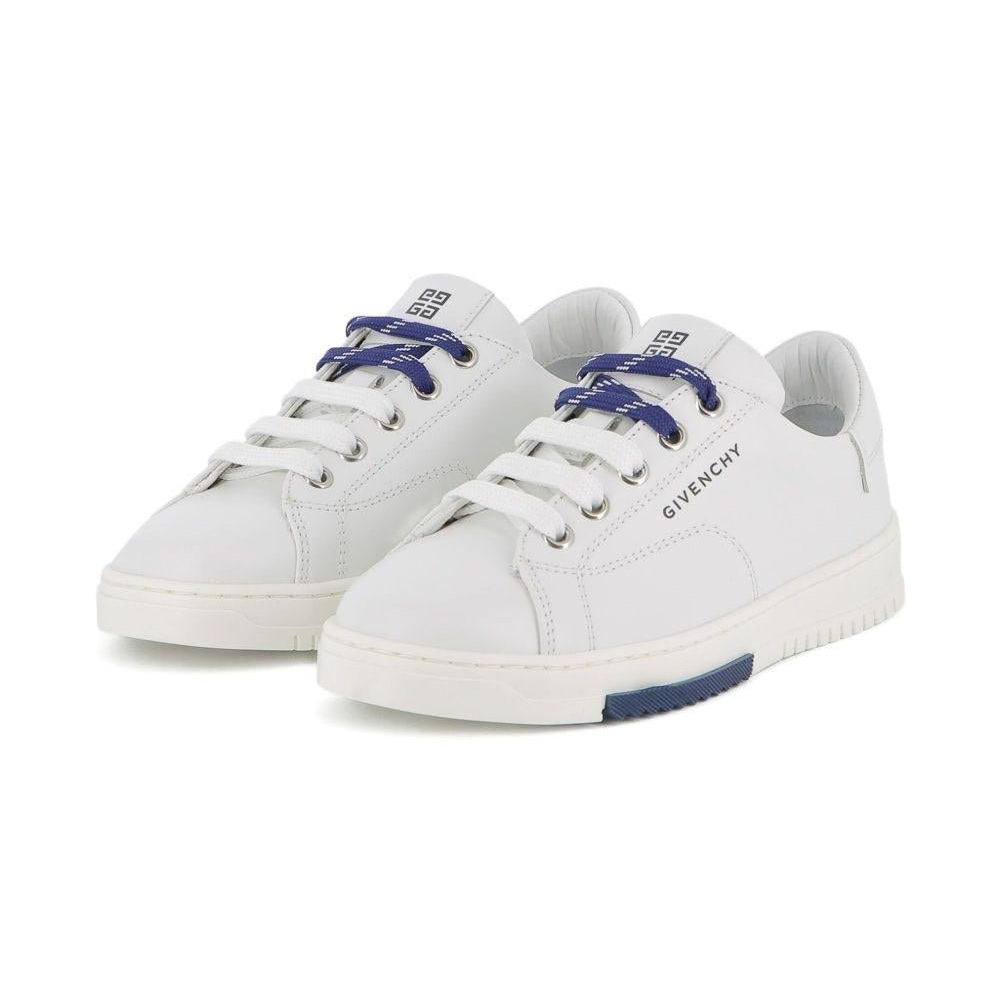 Sneakers per bambino Givenchy Kids bianche con logo goffrato - Rubino Kids