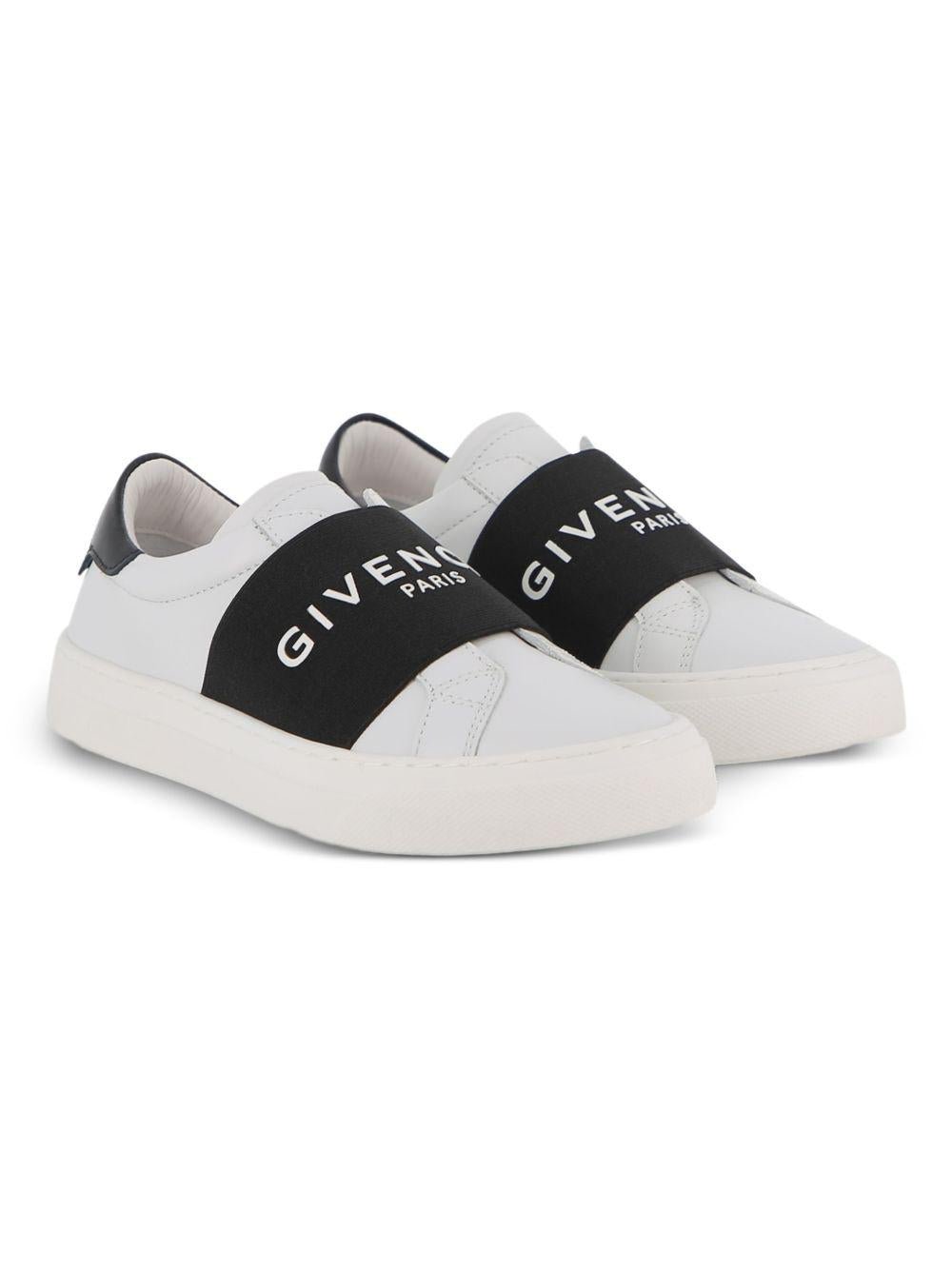 Sneakers per bambino Givenchy Kids bianco con logo - Rubino Kids