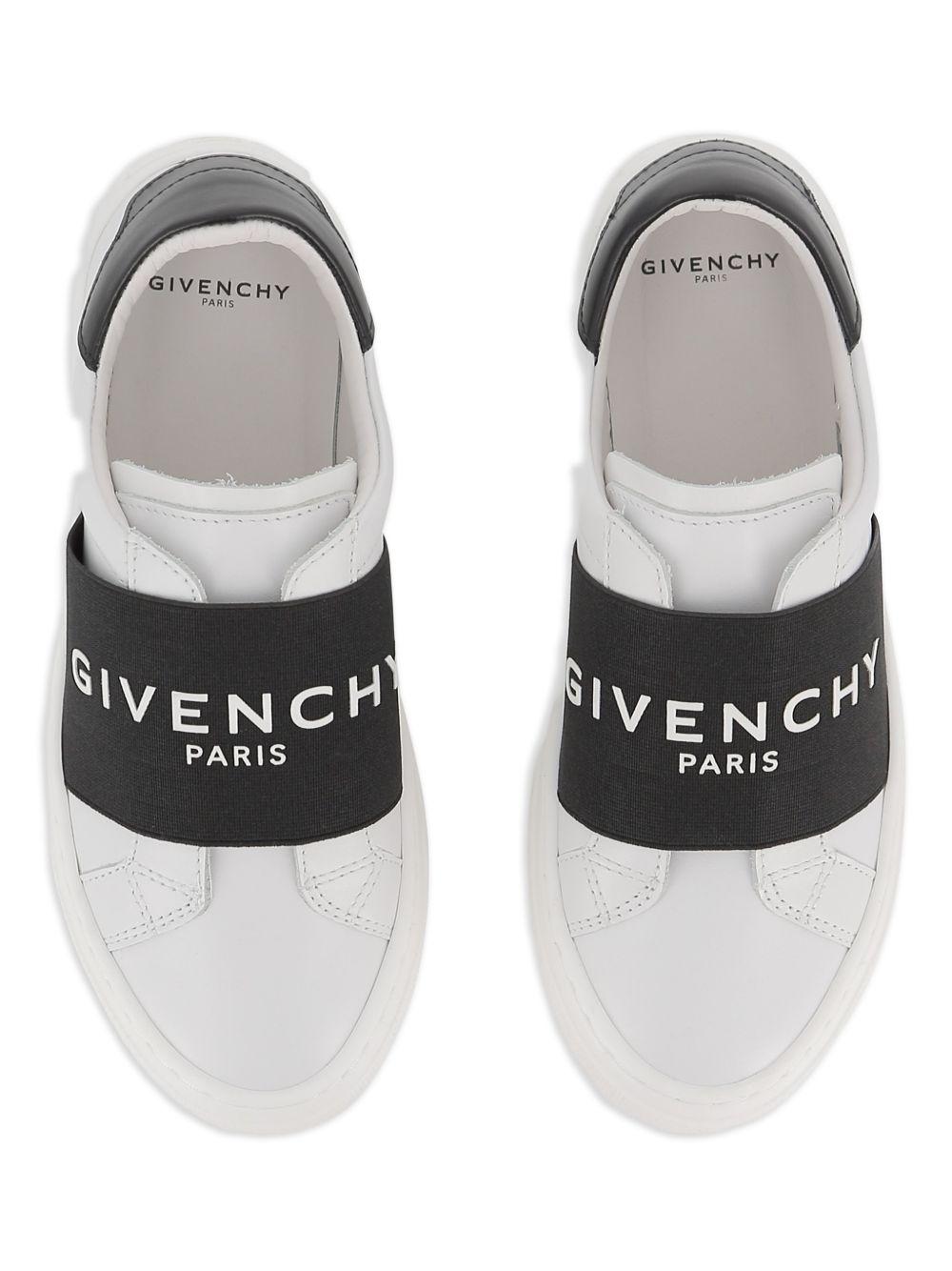 Sneakers per bambino Givenchy Kids bianco con logo - Rubino Kids