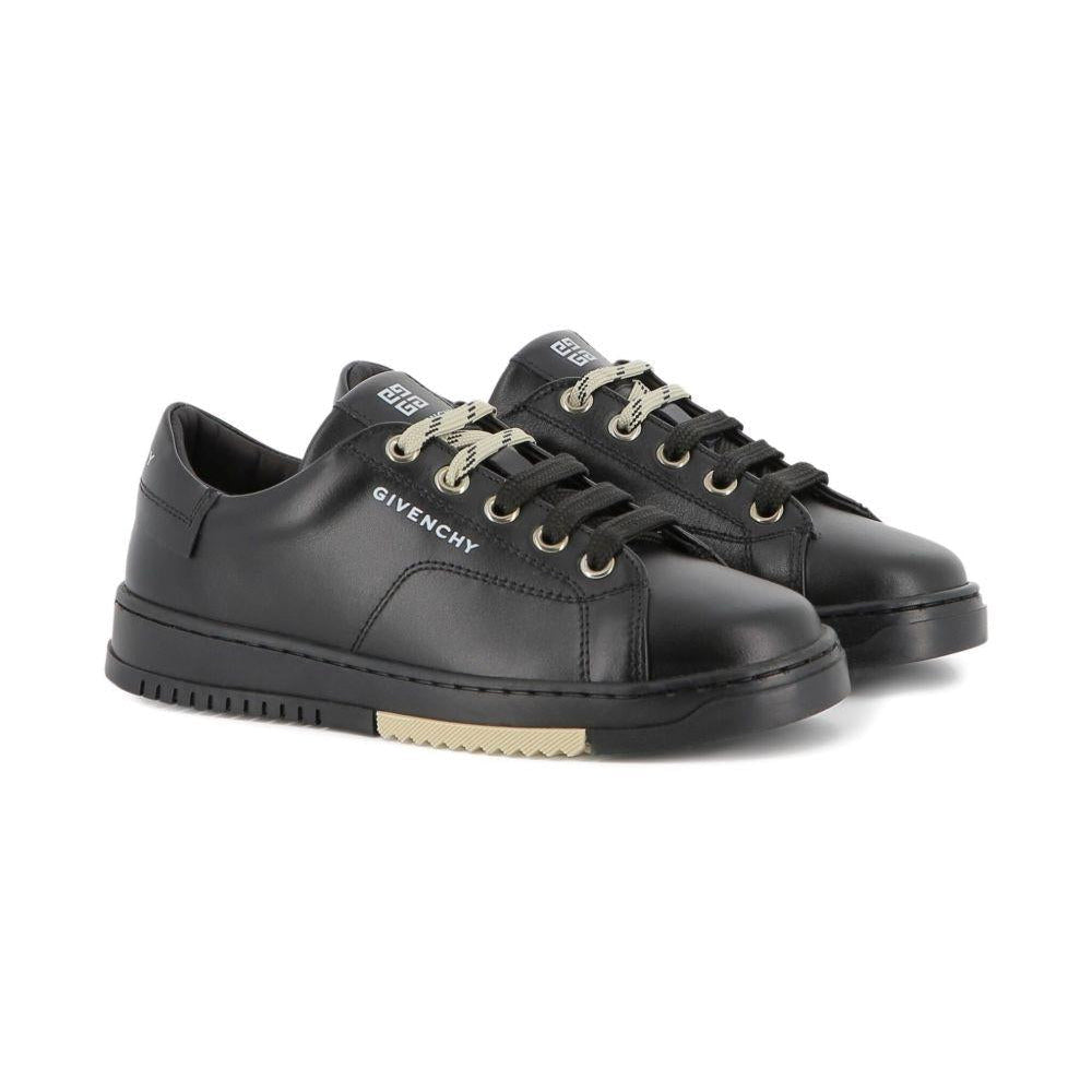 Sneakers per bambino Givenchy Kids nero in pelle - Rubino Kids