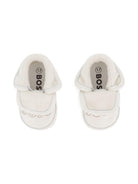 Sneakers per neonato BOSS Kids bianche con fodera in shearling - Rubino Kids