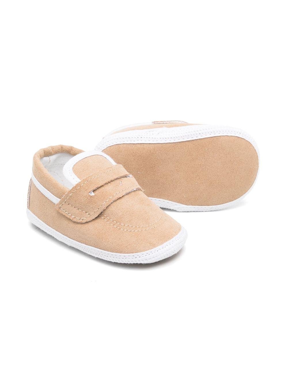 Sneakers primi passi per neonato Colorichiari beige senza lacci - Rubino Kids