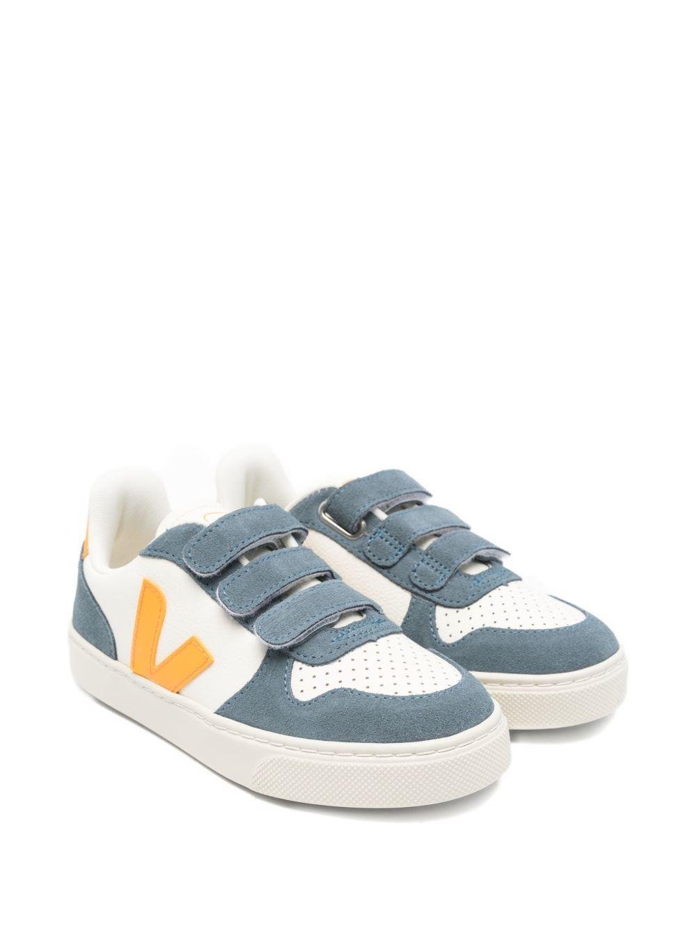 Sneakers V - 10 per bambino Veja Kids multicolore con design traforato - Rubino Kids