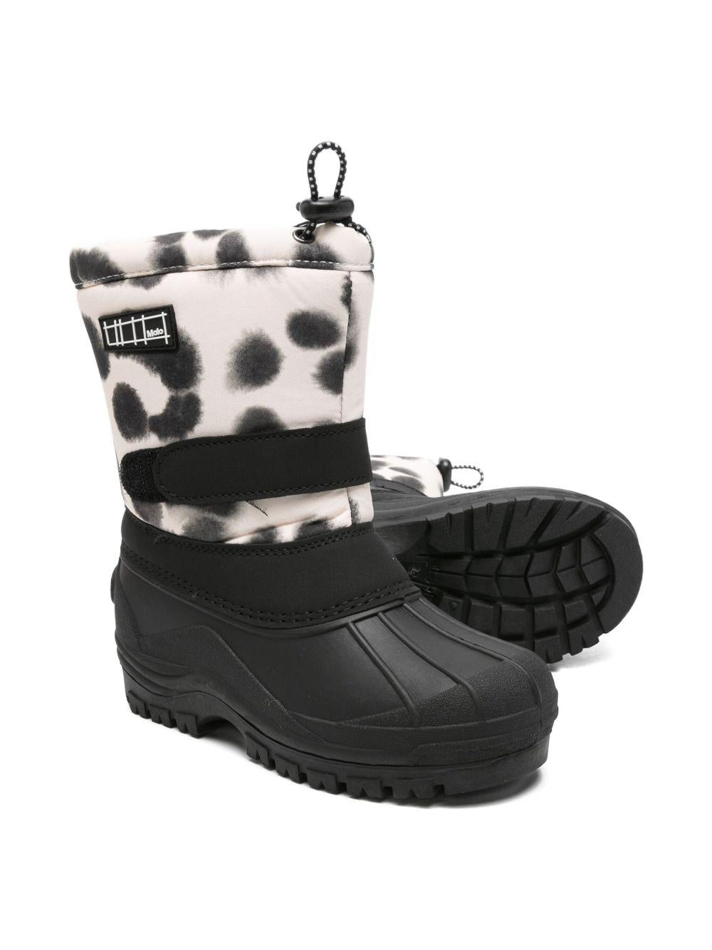 Stivali da neve per bambini Molo animalier con suola in gomma - Rubino Kids