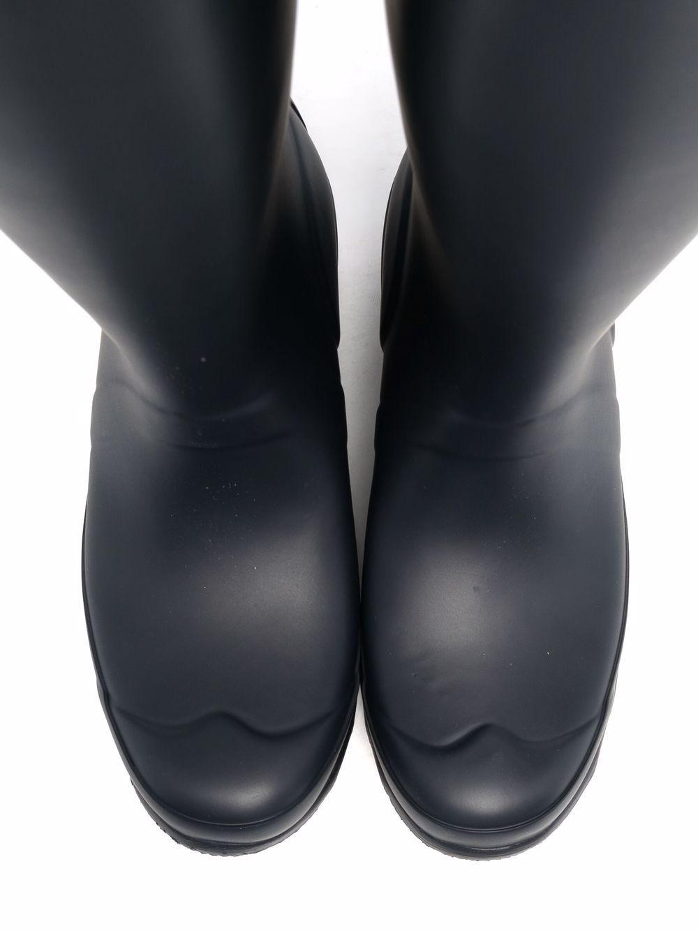 Stivali di gomma Original Wellington per bambini Hunter Kids blu con dettaglio fibbia - Rubino Kids