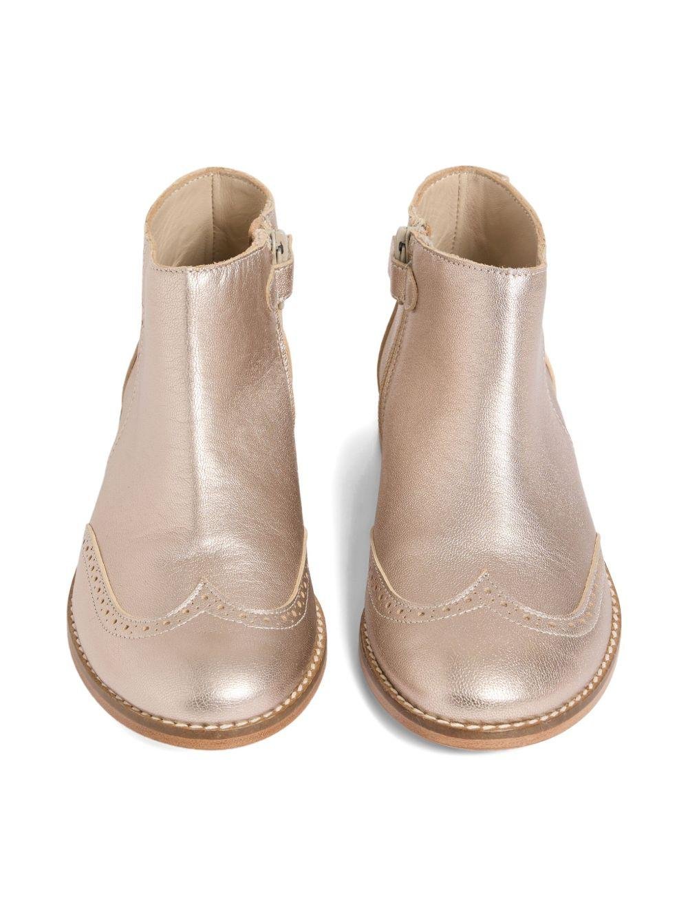 Stivali per bambina Bonpoint rosa con chiusura con zip - Rubino Kids