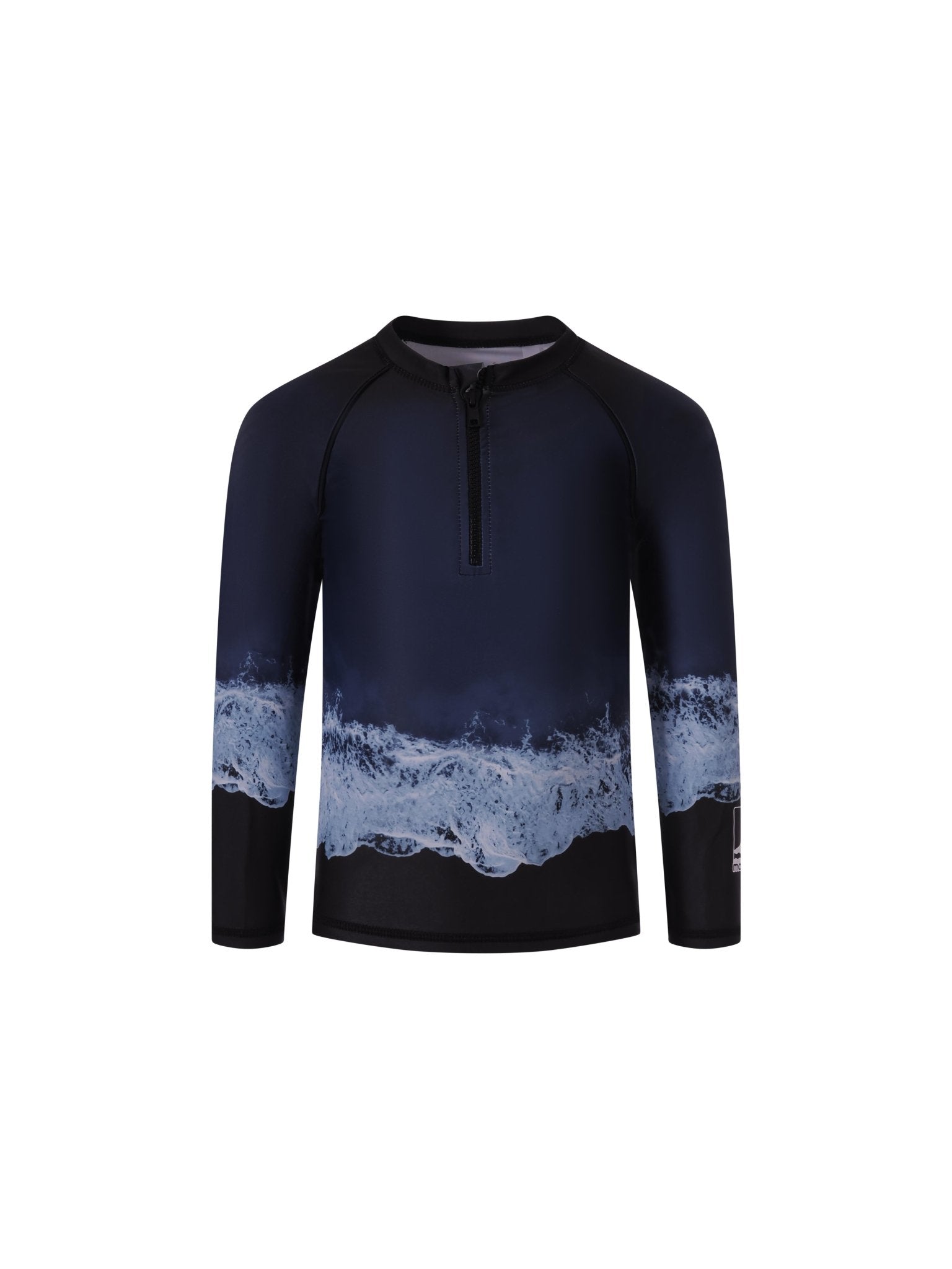 T-shirt da mare per bambino Molo multicolore con stampa skater - Rubino Kids