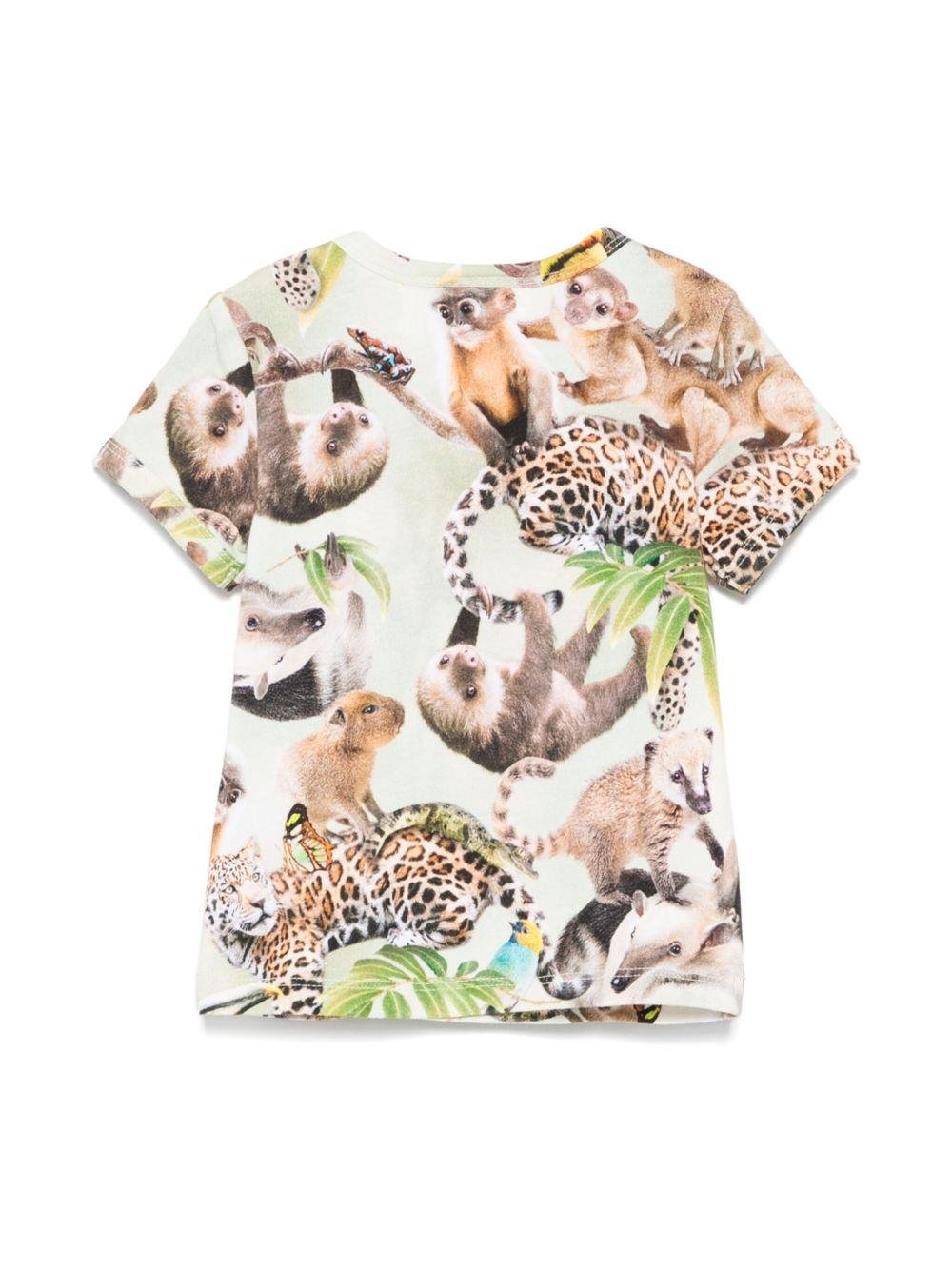 T-shirt Easy per neonati Molo multicolor con stampa - Rubino Kids